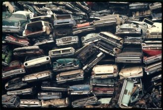 свалка машин